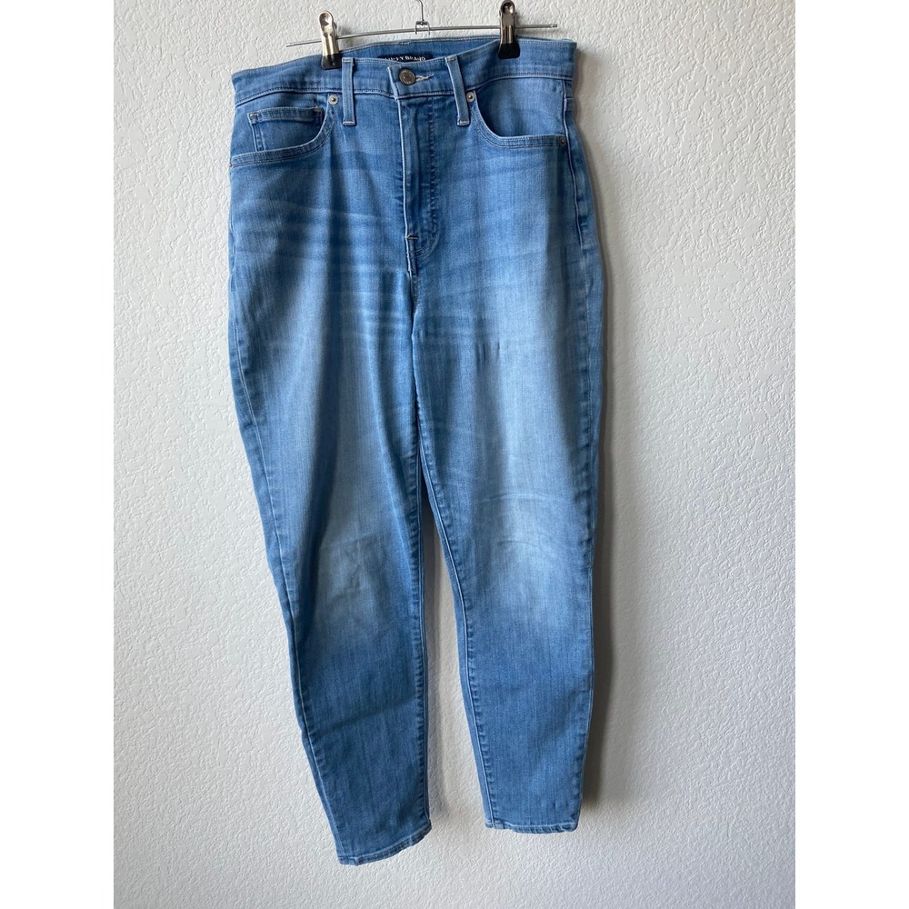 Lucky Brand Bridgette High Rise Skinny Jeans Women Size 12 31 Blue 7W15235C